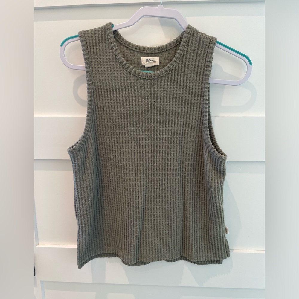 Up west tank top